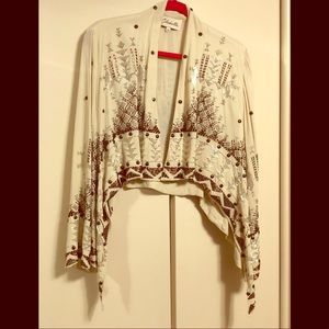 Cleobella beaded throw/jacket